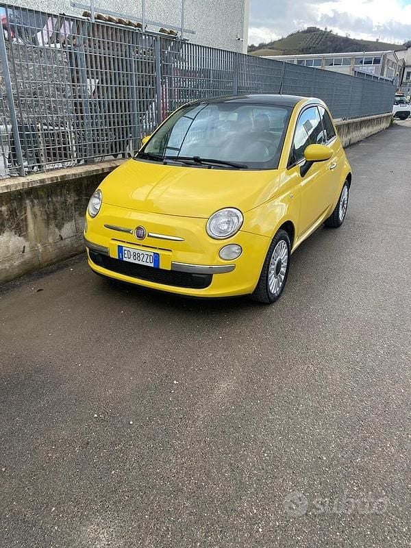 Usata Fiat 500 2010 Giallo Utilitaria