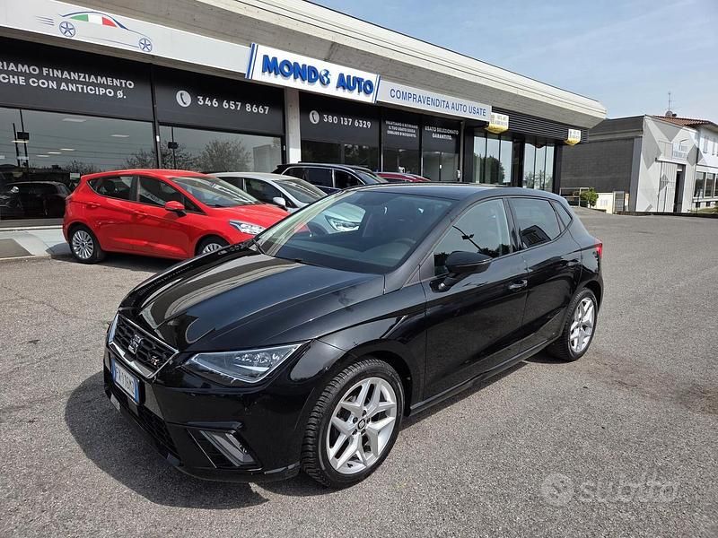 Usata Seat Ibiza FR 90 CV (66 kW) 2019 Nero Utilitaria