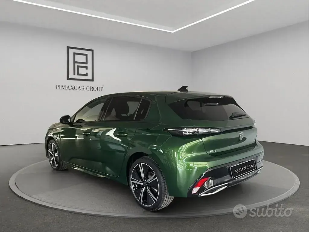 Usata Peugeot 308 GT 131 CV (96 kW) 2024 Verde Berlina