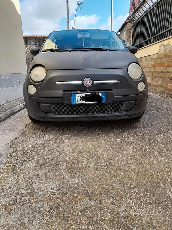 Begagnad Fiat 500 69 HK (50 kW) 2008 Svart Halvkombi