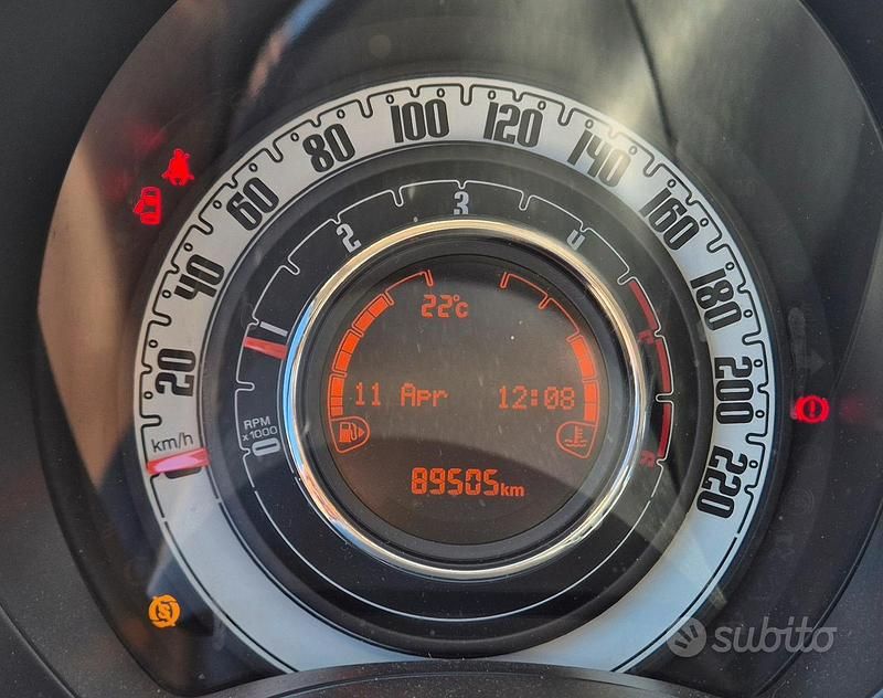 Usata Fiat 500 95 CV (69 kW) 2018 Nero Berlina