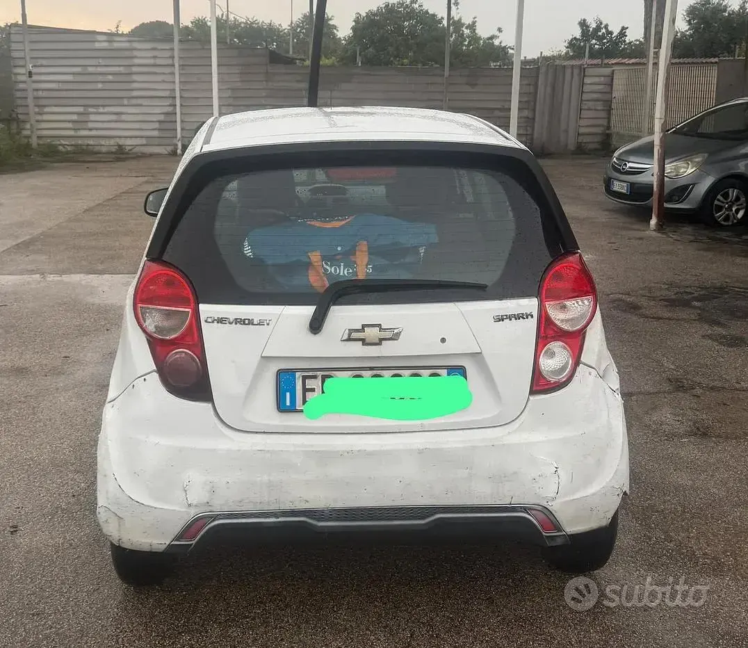 Usata Chevrolet Spark 68 CV (50 kW) 2014 Bianco Utilitaria