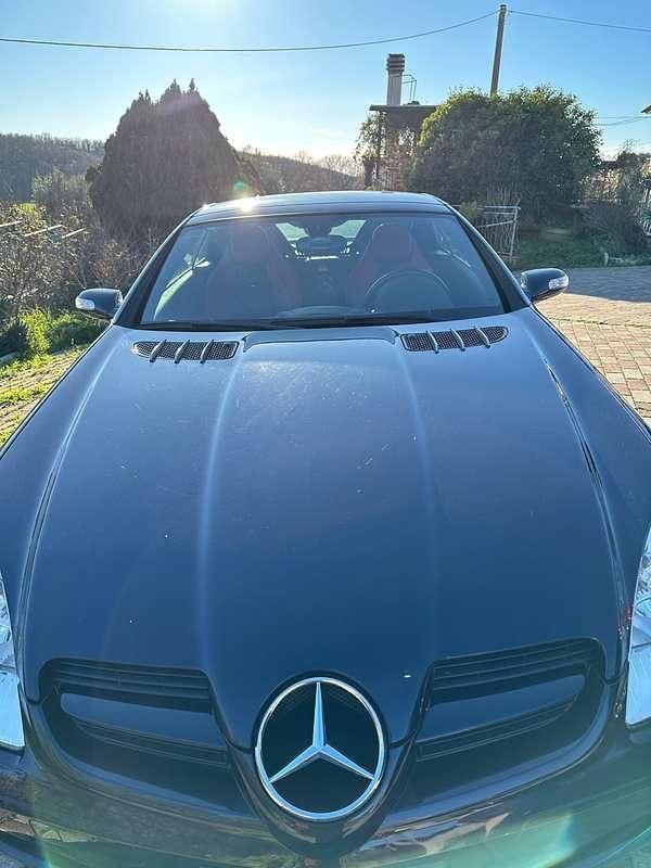 Usata Mercedes SLK200 163 CV (119 kW) 2005 Blu/azzurro Cabrio