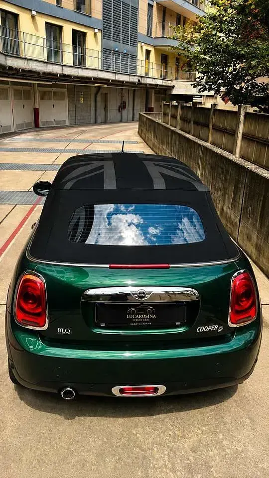 Usata Mini Cooper D Cabriolet Hype 116 CV (85 kW) 2017 Verde Cabrio