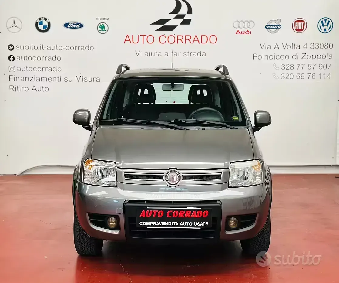Usata Fiat Panda 4x4 60 CV (44 kW) 2010 Grigio Utilitaria