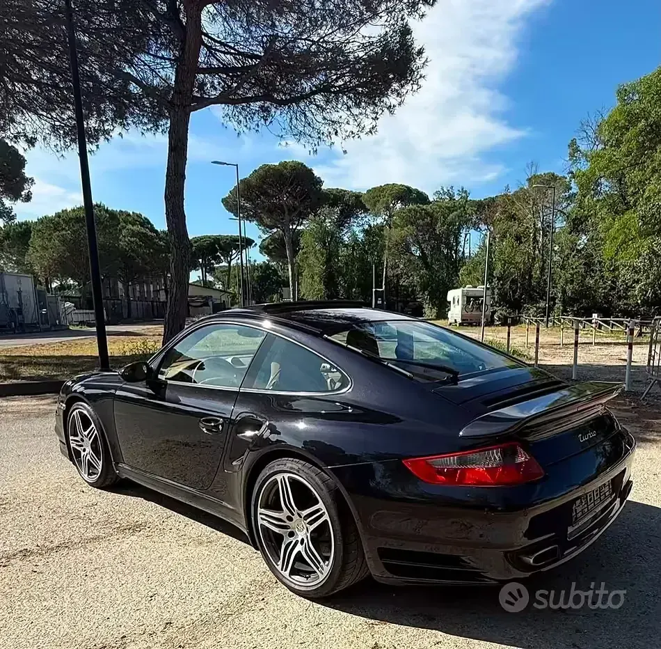Usata Porsche 997 Turbo 480 CV (353 kW) 2006 Nero Coupé