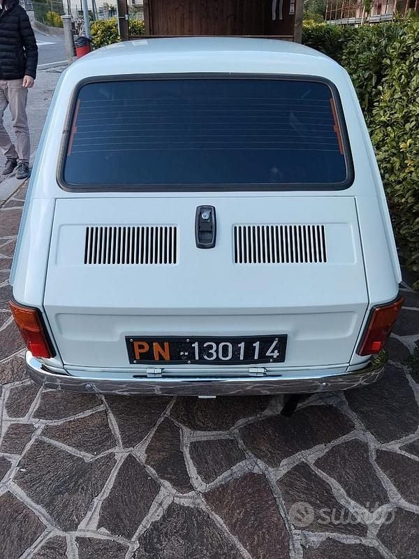 Usata Fiat 124 1970 Bianco Utilitaria