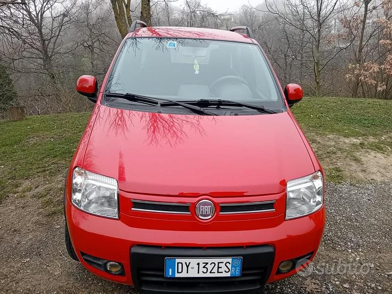 Usata Fiat Panda 4x4 2009 Rosso Utilitaria