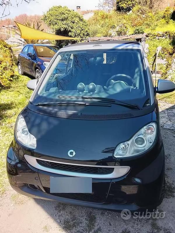 Usata Smart ForTwo Cabrio 71 CV (52 kW) 2009 Nero Cabrio