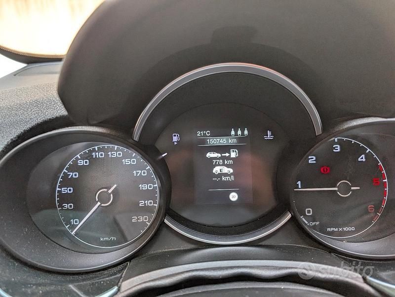 Usata Fiat 500X Cross 95 CV (69 kW) 2018 Verde SUV