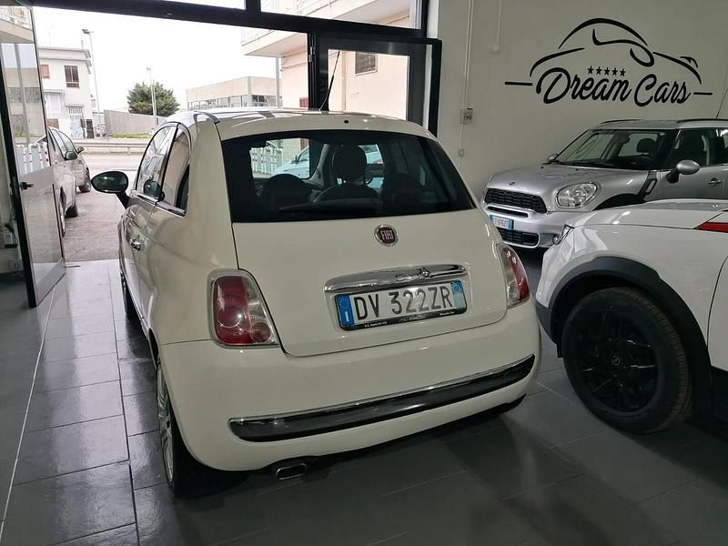 Usata Fiat 500 Lounge 75 CV (55 kW) 2009 Bianco Cabrio