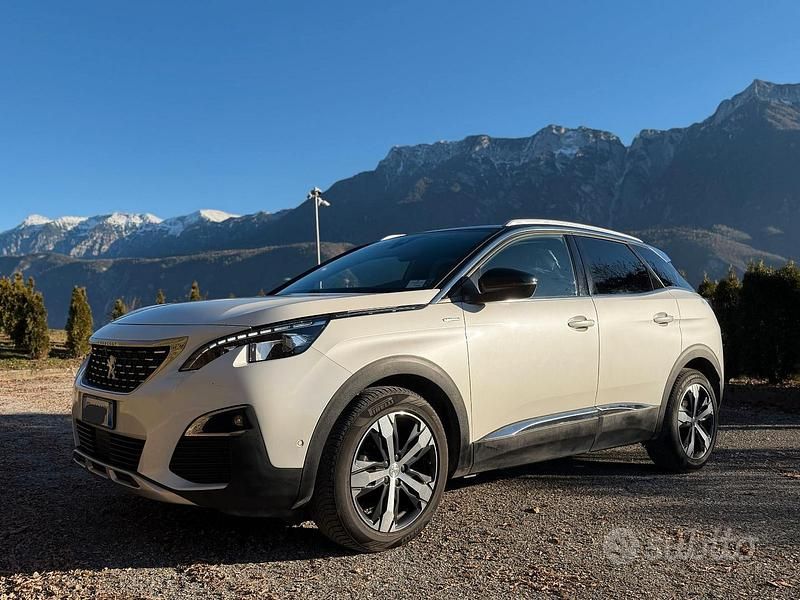 Bianco Usata 2017 Peugeot 3008 GT-line SUV | 15.400 € (Buon prezzo) - Immagine 1/4