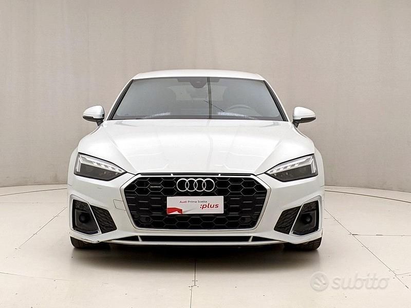 Usata Audi A5 204 CV (150 kW) 2022 Bianco Coupé