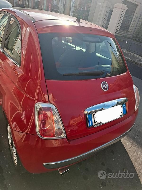 Usata Fiat 500 2008 Rosso Berlina