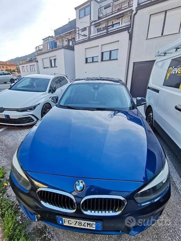 Usata BMW 118 2016 Blu Utilitaria