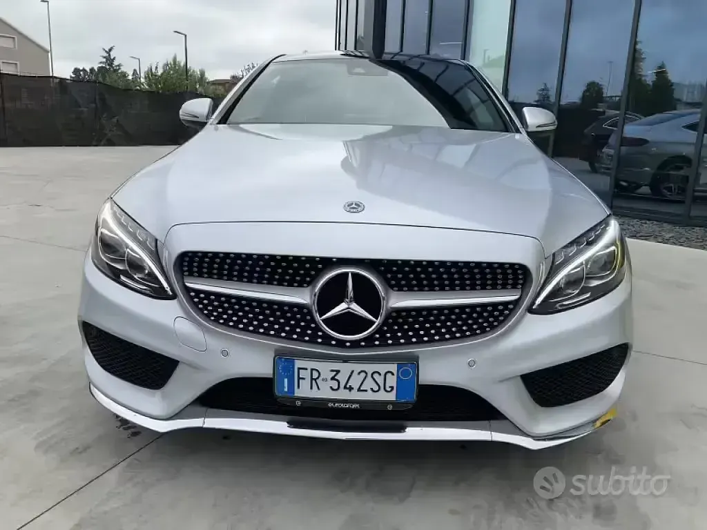 Usata Mercedes C220 170 CV (125 kW) 2018 Grigio Coupé