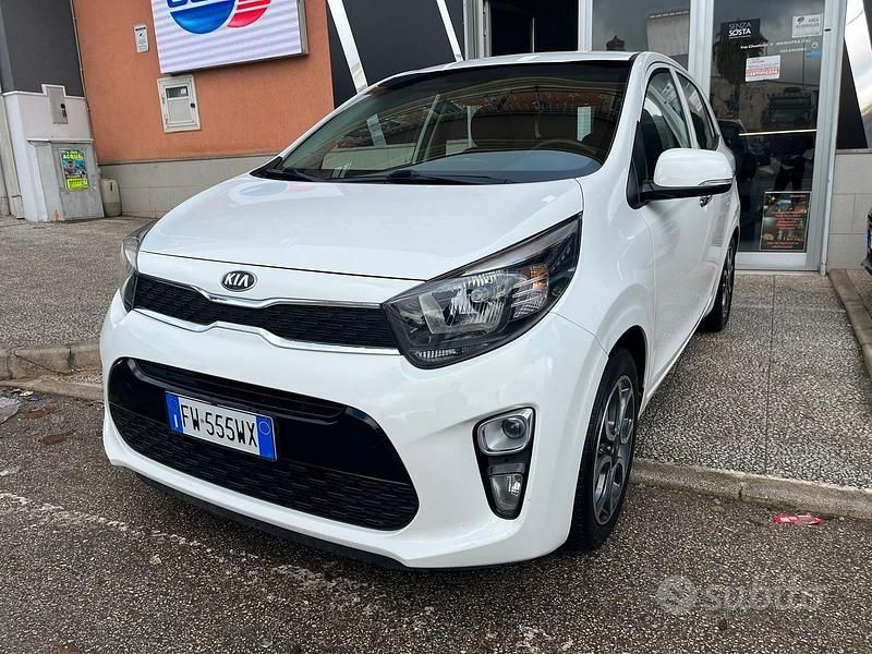 Usata Kia Picanto Active 67 CV (49 kW) 2019 Bianco Utilitaria