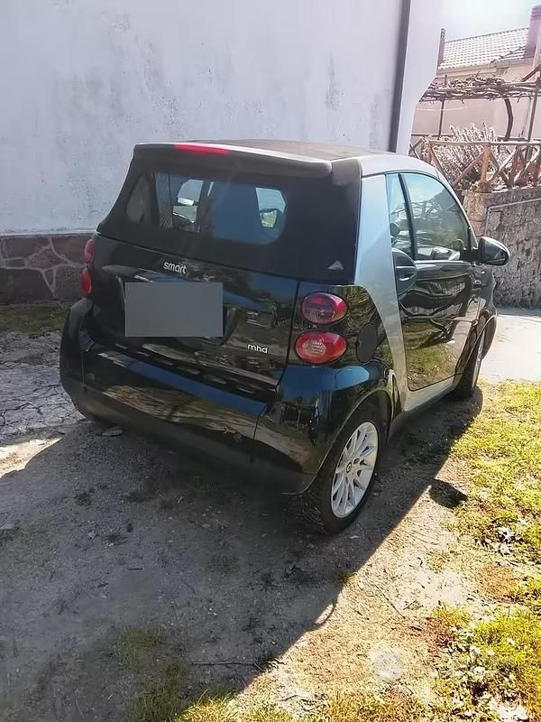 Usata Smart ForTwo Cabrio 71 CV (52 kW) 2009 Nero Cabrio