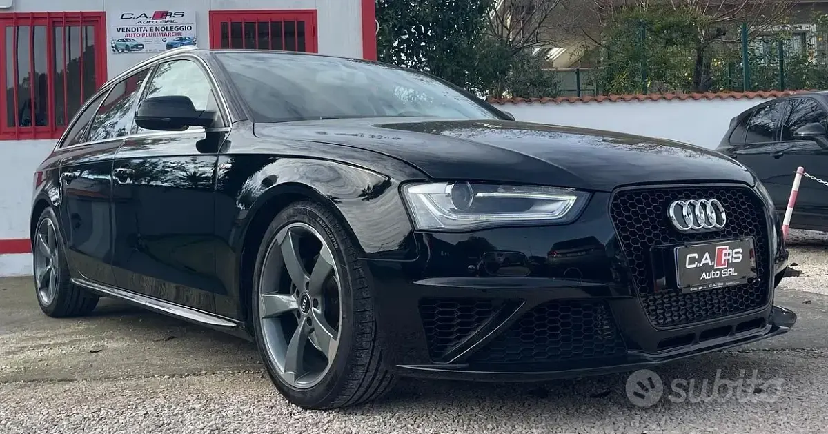 Usata Audi A4 Advanced 177 CV (130 kW) 2013 Nero Station wagon