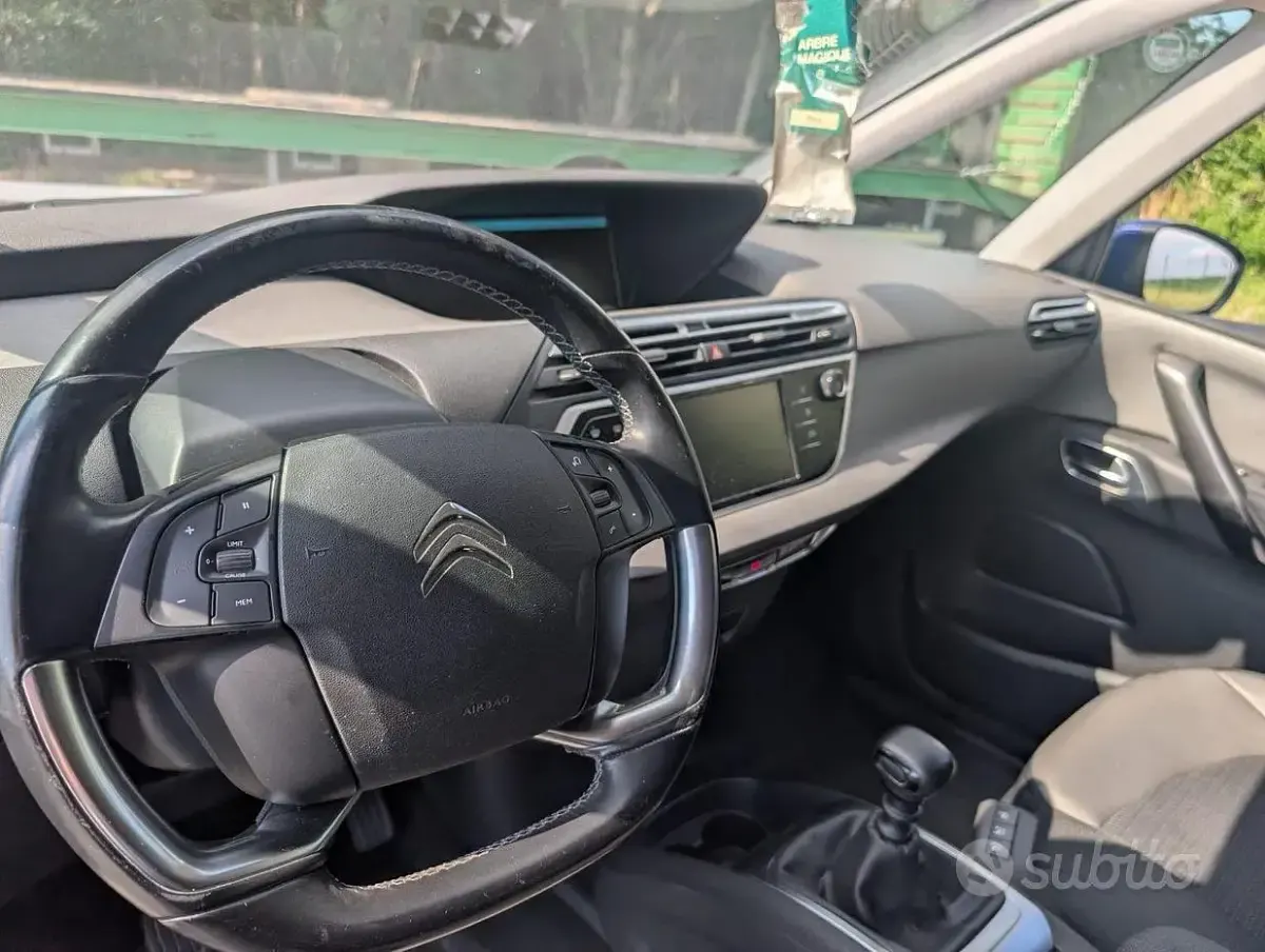 Usata Citroën C4 131 CV (96 kW) 2018 Blu Monovolume