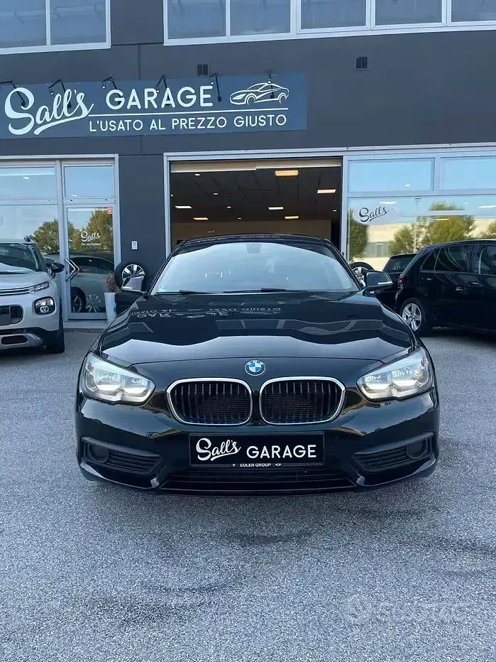 Usata BMW 116 Sport Line 109 CV (80 kW) 2016 Nero Utilitaria