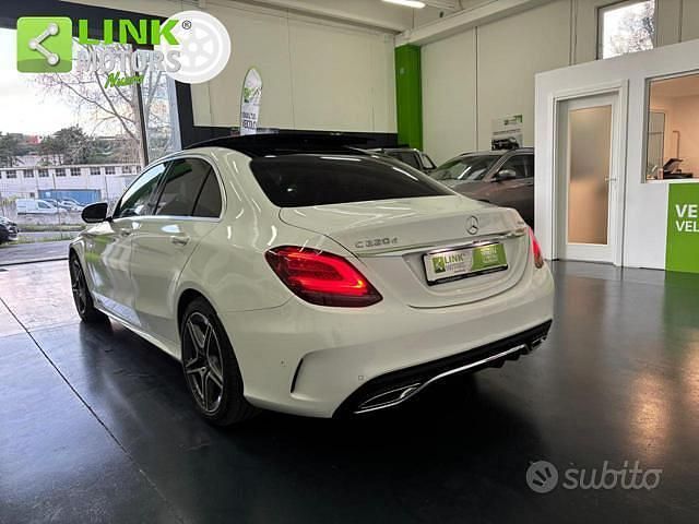 Usata Mercedes C220 Premium 194 CV (142 kW) 2019 Bianco Berlina