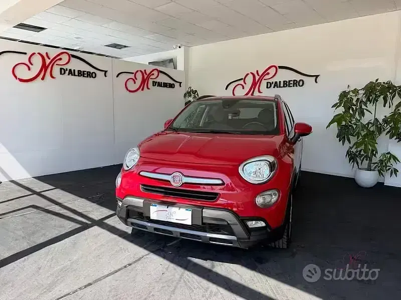 Usata Fiat 500X Cross 120 CV (88 kW) 2017 Rosso SUV