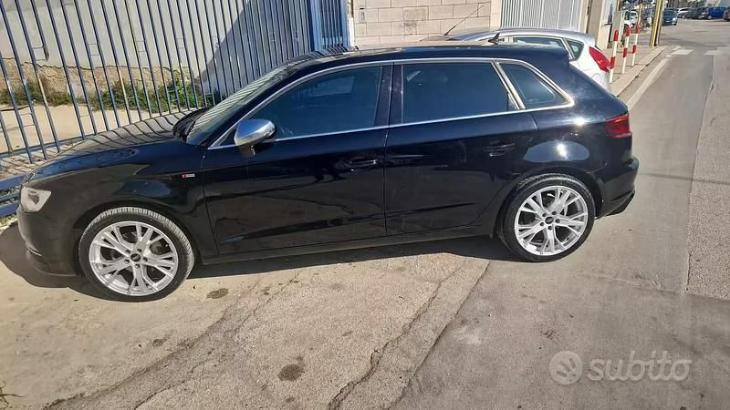 Usata Audi A3 110 CV (80 kW) 2015 Nero Utilitaria