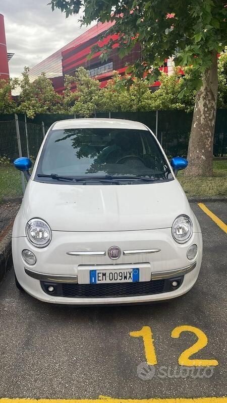 Usata Fiat 500 85 CV (62 kW) 2012 Bianco Utilitaria