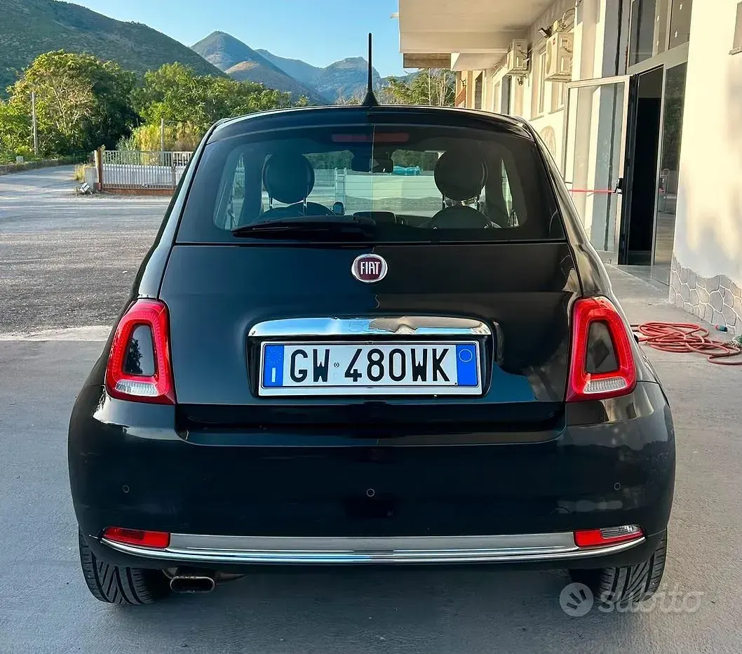 Usata Fiat 500 Collezione 69 CV (50 kW) 2019 Nero Berlina