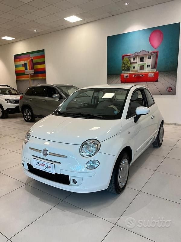 Usata Fiat 500 69 CV (50 kW) 2009 Bianco Cabrio