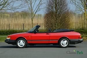 Usata Saab 900 Cabriolet 126 CV (92 kW) 1993 Rosso Cabrio