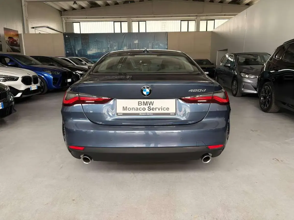 Usata BMW 420 Coupé 190 CV (139 kW) 2022 Arctic race blue metallic Coupé