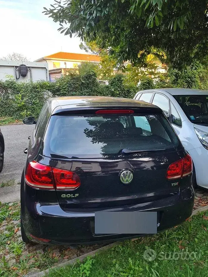 Usata VW Golf VII Highline 105 CV (77 kW) 2012 Nero Berlina
