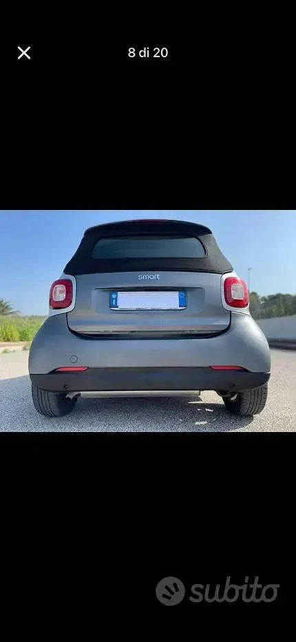 Usata Smart ForTwo Cabrio 71 CV (52 kW) 2016 Grigio Cabrio
