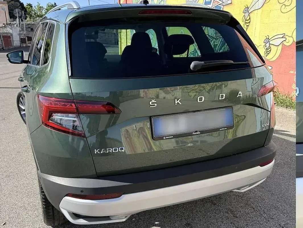Usata Skoda Karoq Scout 4x4 190 CV (139 kW) 2019 Verde SUV