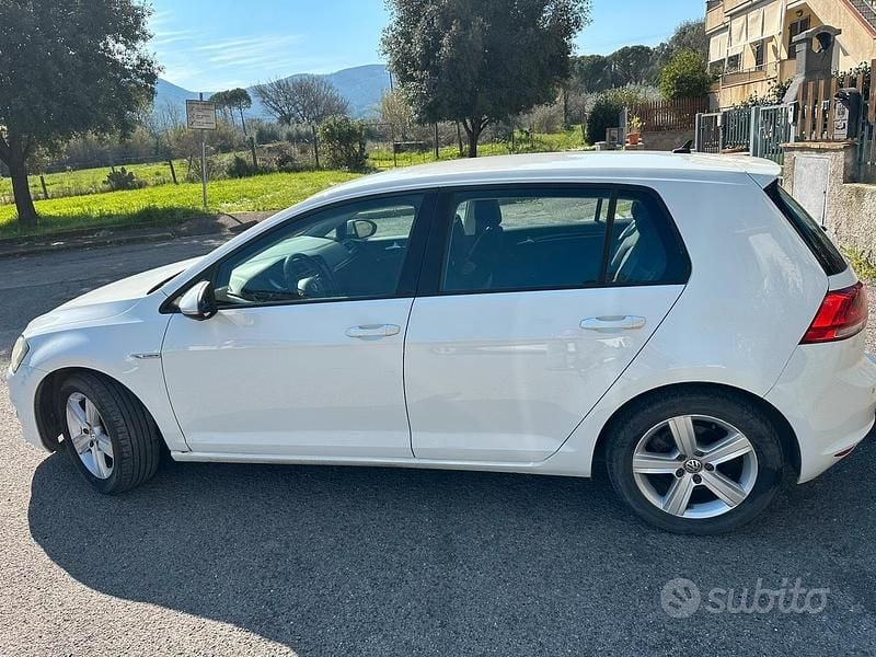 Usata VW Golf VII Highline 110 CV (80 kW) 2014 Bianco Berlina