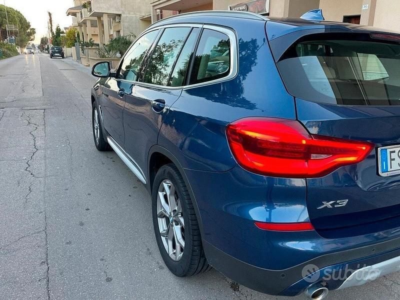 Usata BMW X3 xLine 190 CV (139 kW) 2018 Blu SUV