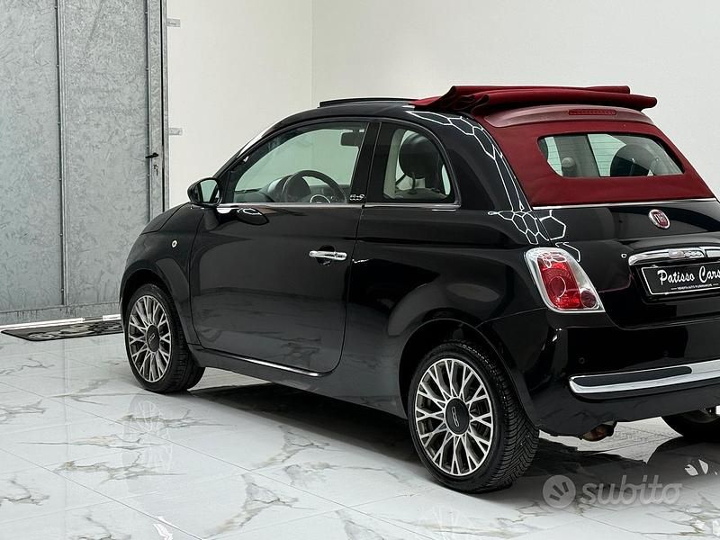 Usata Fiat 500C Lounge 69 CV (50 kW) 2010 Nero Cabrio