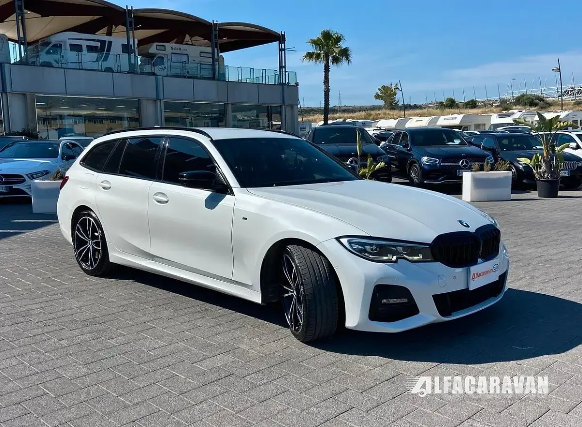 Usata BMW 330 M Sport 265 CV (194 kW) 2019 Bianco Station wagon
