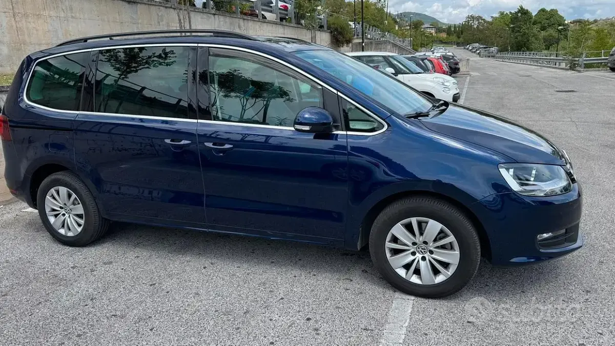 Usata VW Sharan Highline 150 CV (110 kW) 2019 Blu Monovolume