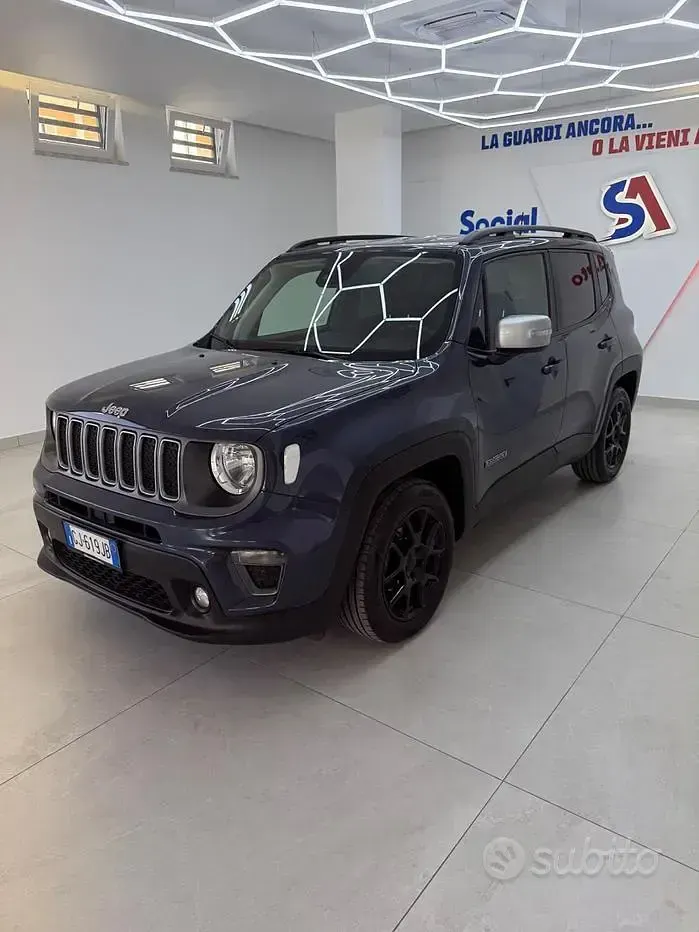 Usata Jeep Renegade Longitude 130 CV (95 kW) 2022 Blu SUV