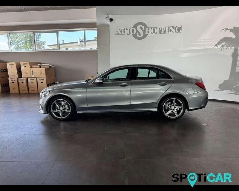 Usata Mercedes C200 Premium 136 CV (100 kW) 2016 Grigio Berlina