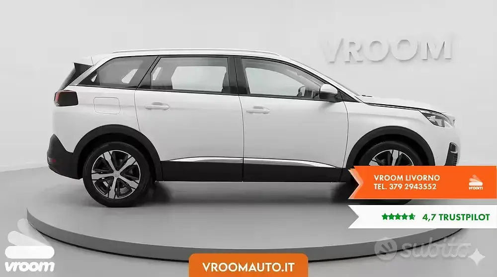 Usata Peugeot 5008 S 131 CV (96 kW) 2019 Bianco SUV