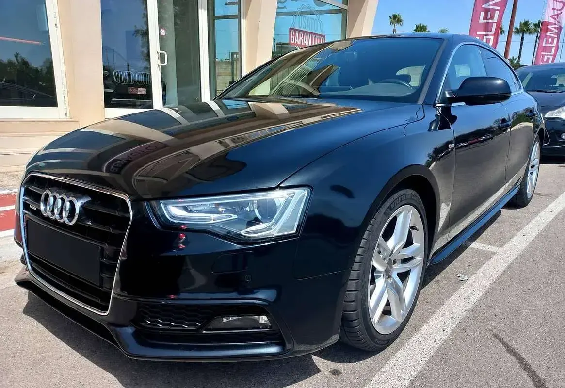 Usata Audi A5 S-Line 177 CV (130 kW) 2013 Nero Coupé