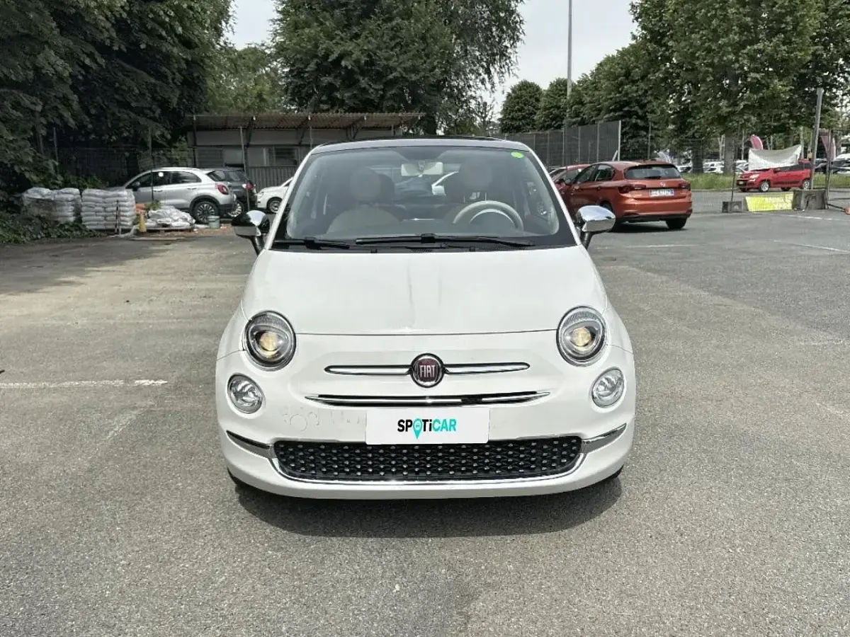 Usata Fiat 500 Lounge 69 CV (50 kW) 2017 Bianco Utilitaria