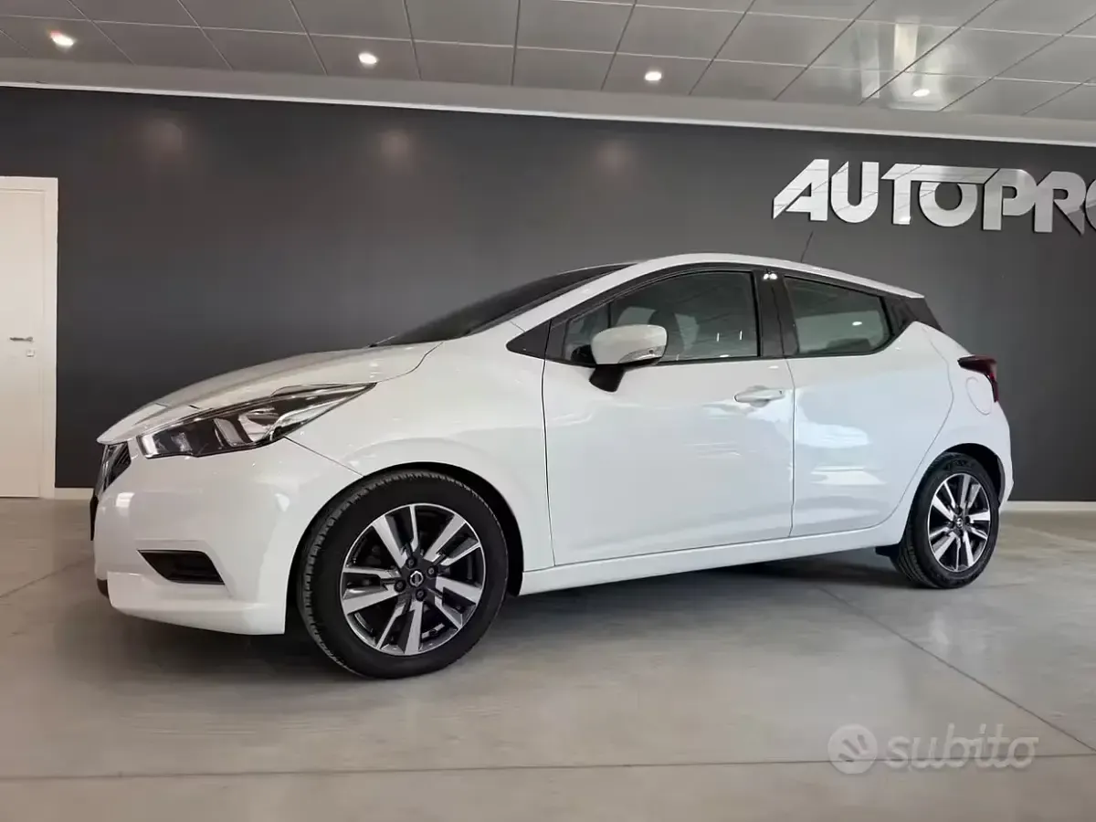 Usata Nissan Micra Visia+ 90 CV (66 kW) 2018 Bianco Utilitaria