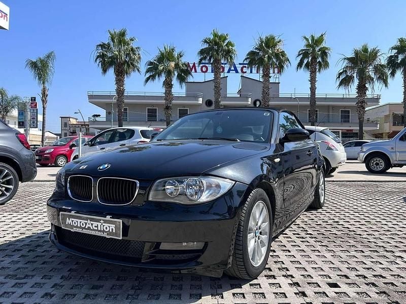Usata BMW 118 Cabriolet 143 CV (105 kW) 2009 Nero Cabrio