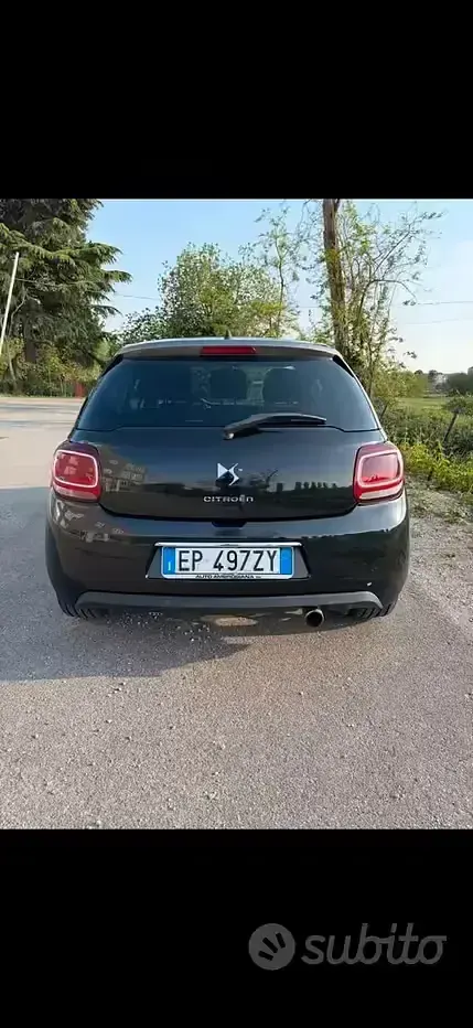 Usata Citroën DS3 82 CV (60 kW) 2013 Nero Berlina