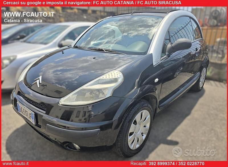 Usata Citroën C3 Pluriel Exclusive 73 CV (53 kW) 2007 Nero Cabrio
